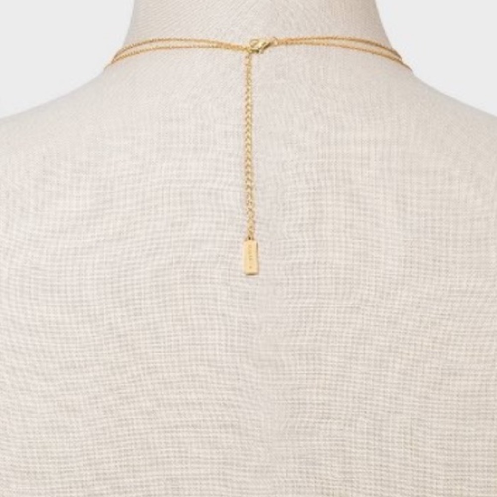 Sugarfix by Baublebar Locket and Key Delicate Layered  14K gold Necklace - Picture 3 of 7